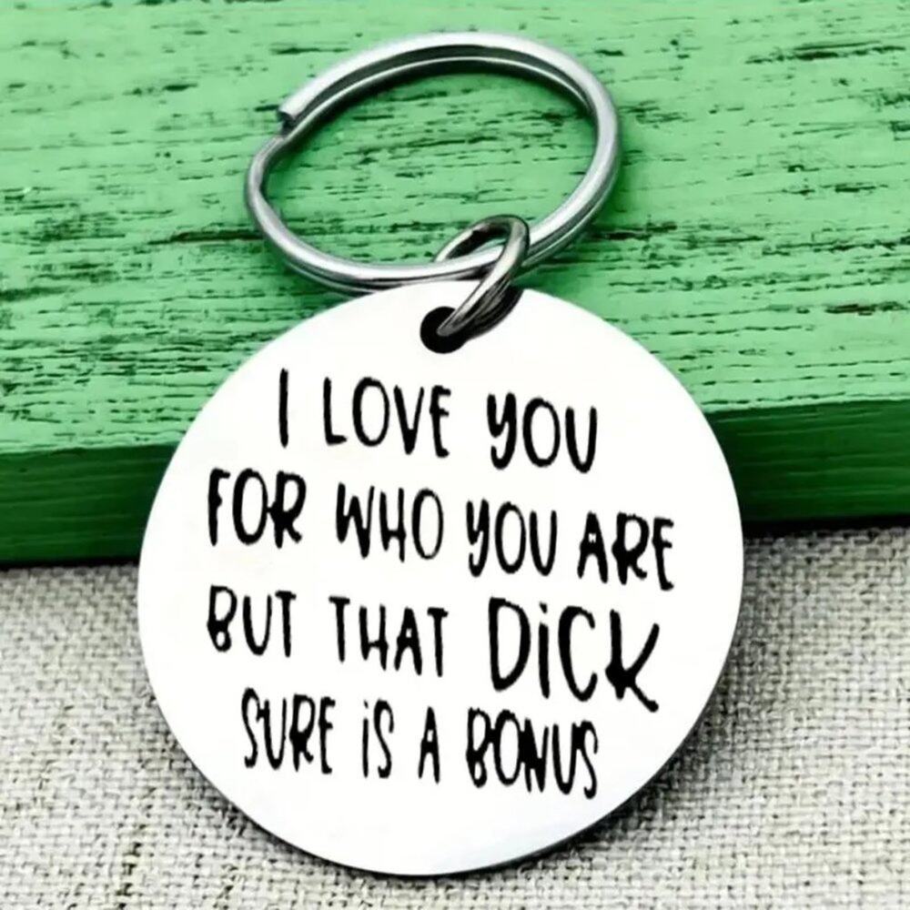 Adult Keychain Humor Gift Boyfriend Christmas
